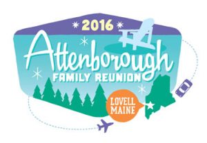 Attenborough family reunion logo