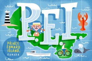 Prince Edward Island Illustration